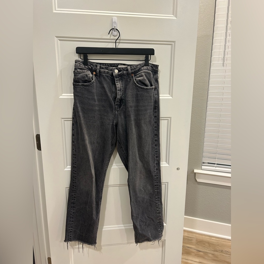 Topshop Gray Jeans